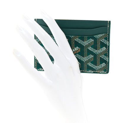 Goyard Goyardine Saint Sulpice Card Holder Green 2 of 6