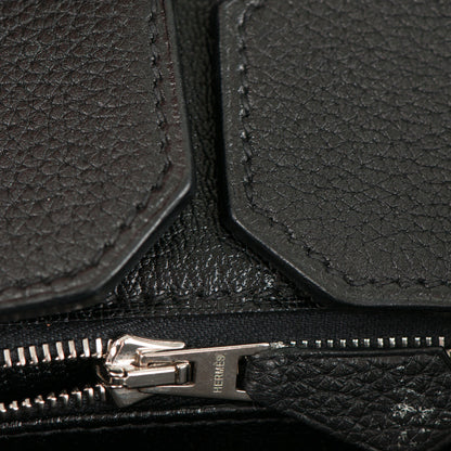 Hermes Taurillon Clemence Birkin 35 Black 14 of 27