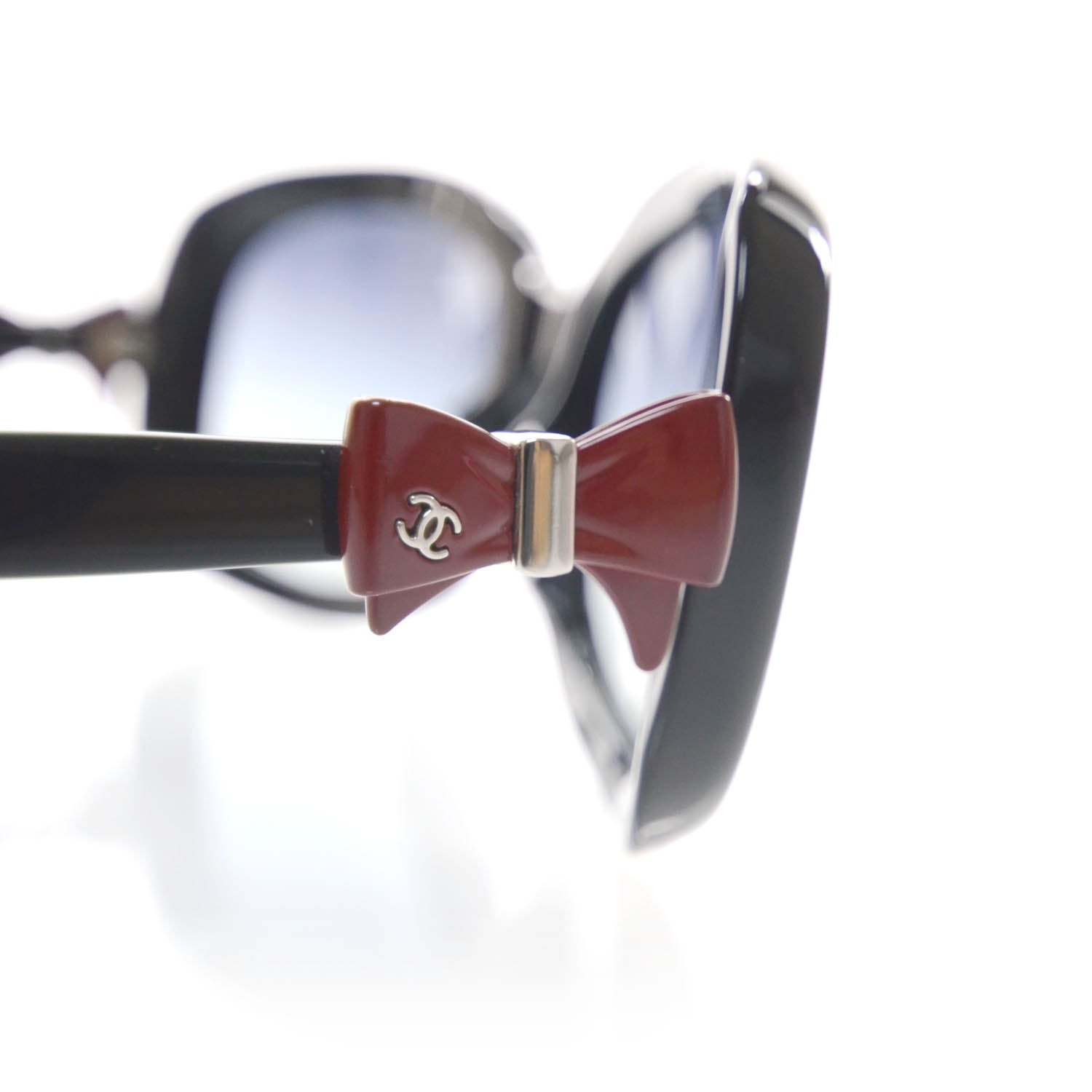 Chanel CC Bow Sunglasses 5170 Black 5 of 10