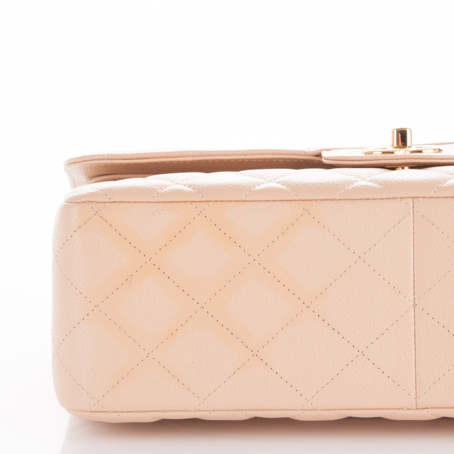 Chanel Caviar Quilted Jumbo Double Flap Beige Clair 9 of 9