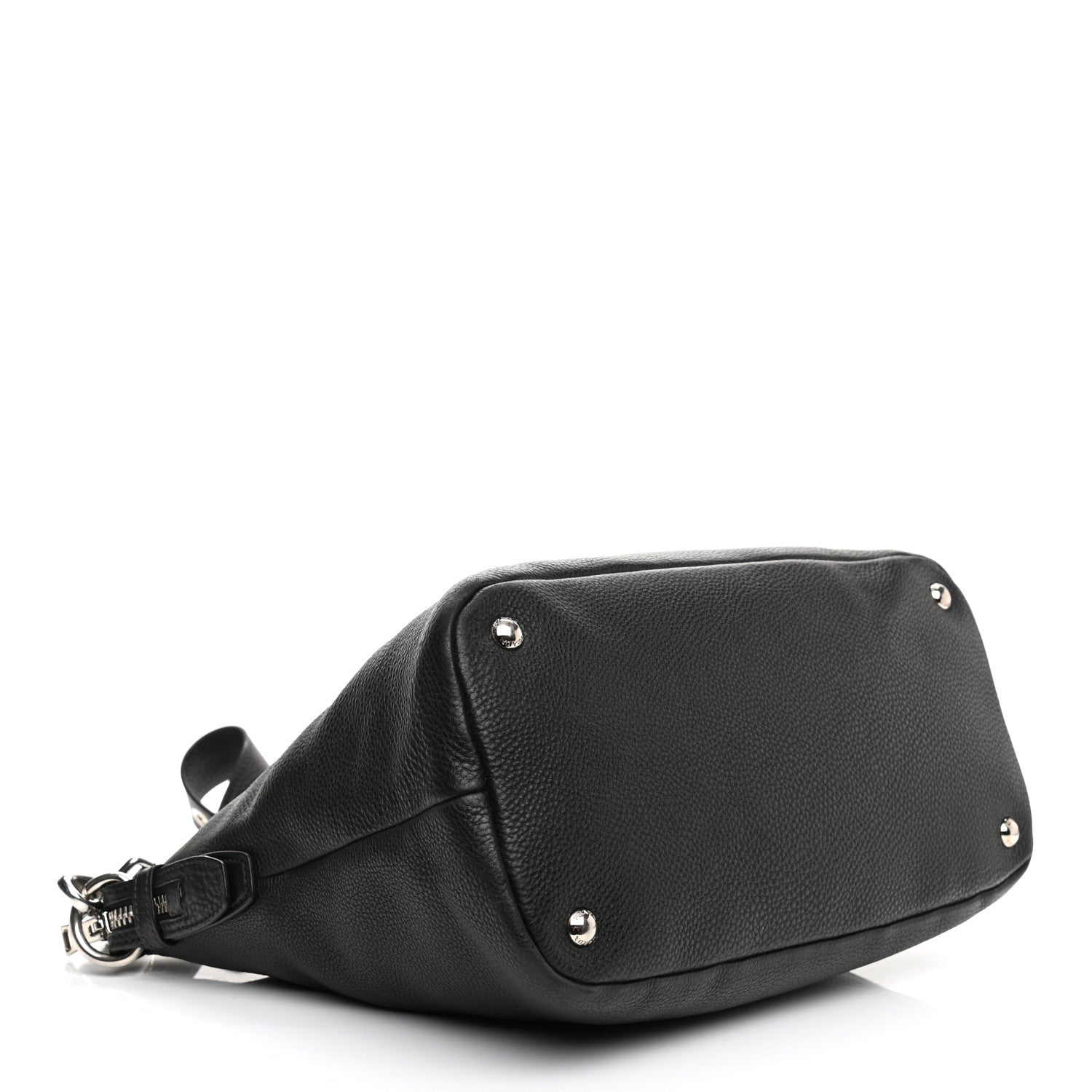 Prada Vitello Daino Hobo Black 3 of 9
