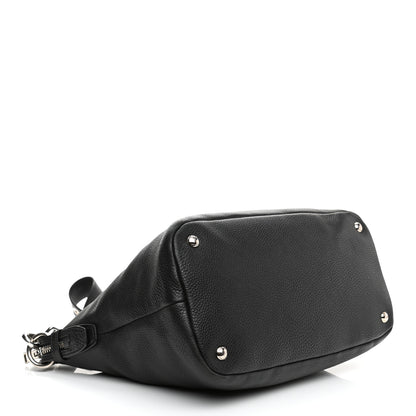 Prada Vitello Daino Hobo Black 3 of 9