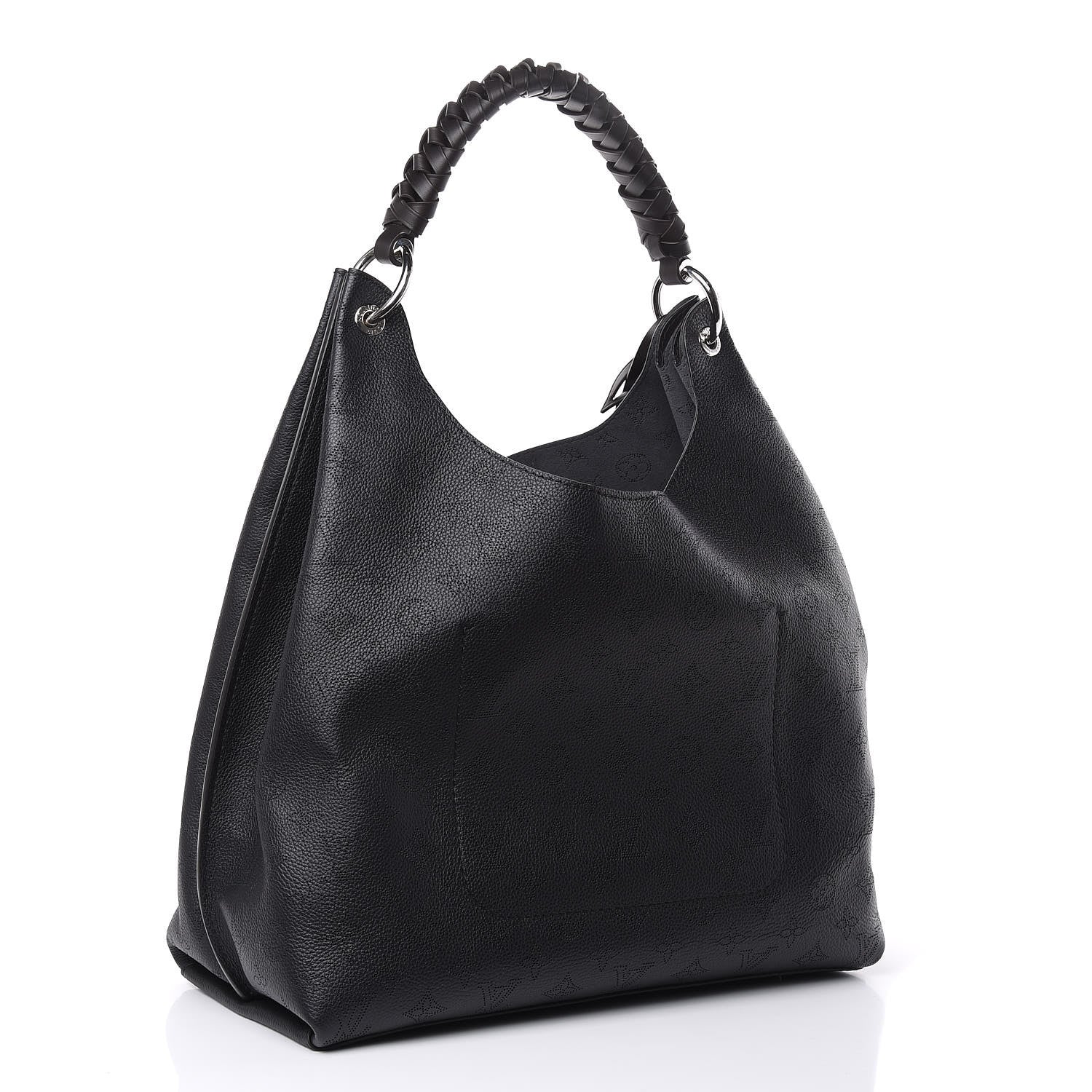 Louis Vuitton Mahina Carmel Hobo Black 3 of 8