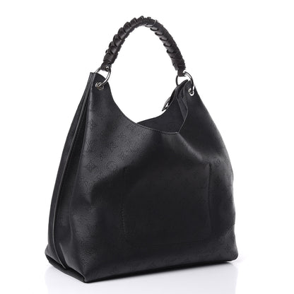 Louis Vuitton Mahina Carmel Hobo Black 3 of 8