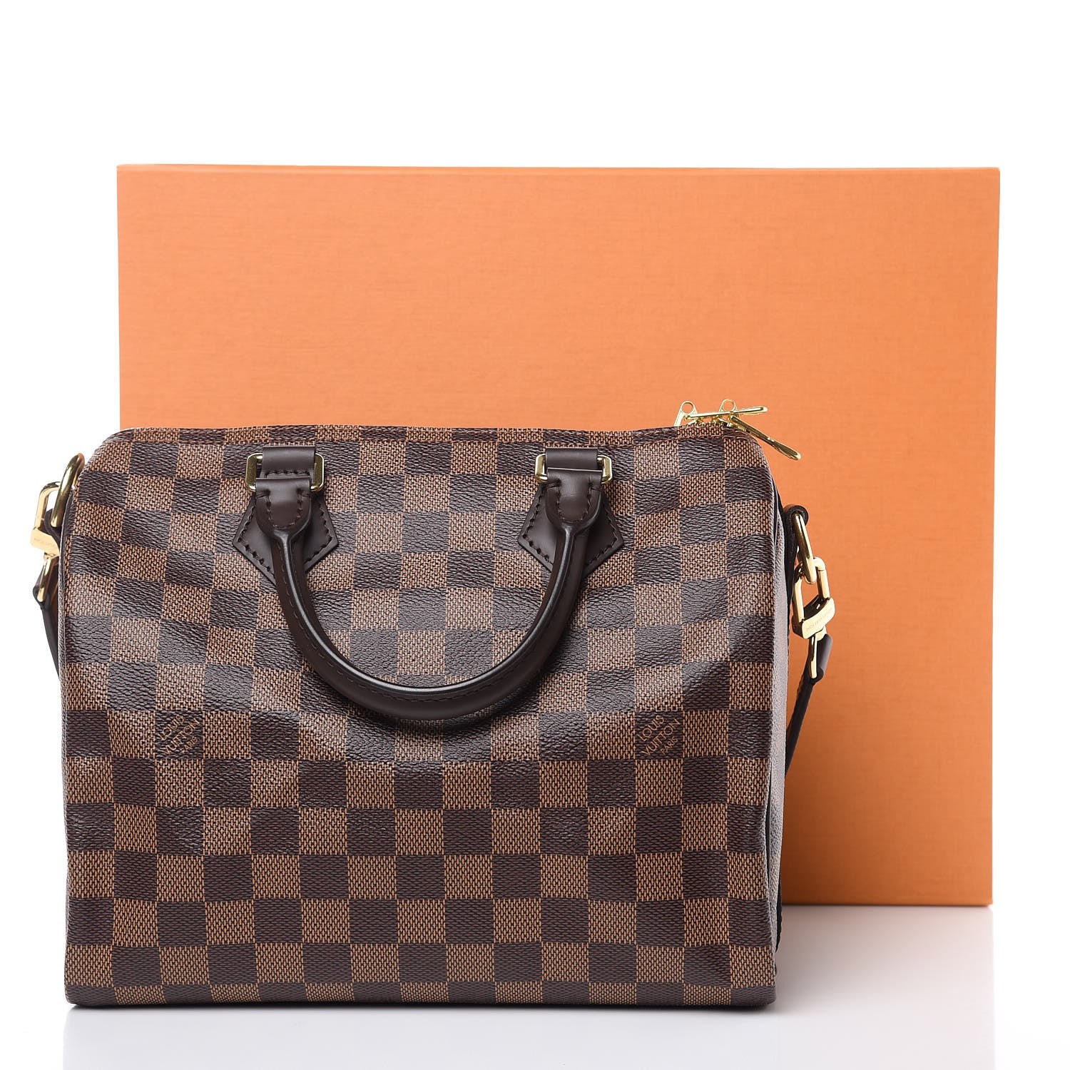Louis Vuitton Damier Ebene Speedy Bandouliere 25 12 of 12