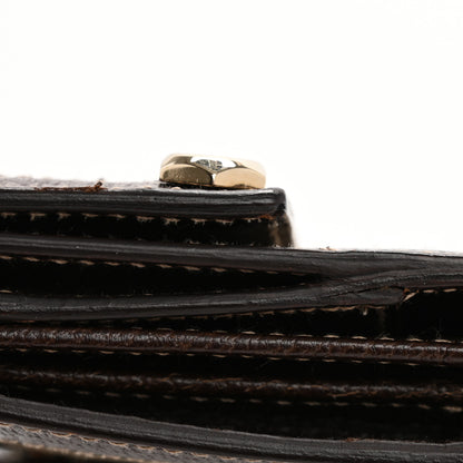 Gucci Crystal Monogram Continental Charmy Wallet Brown 11 of 12