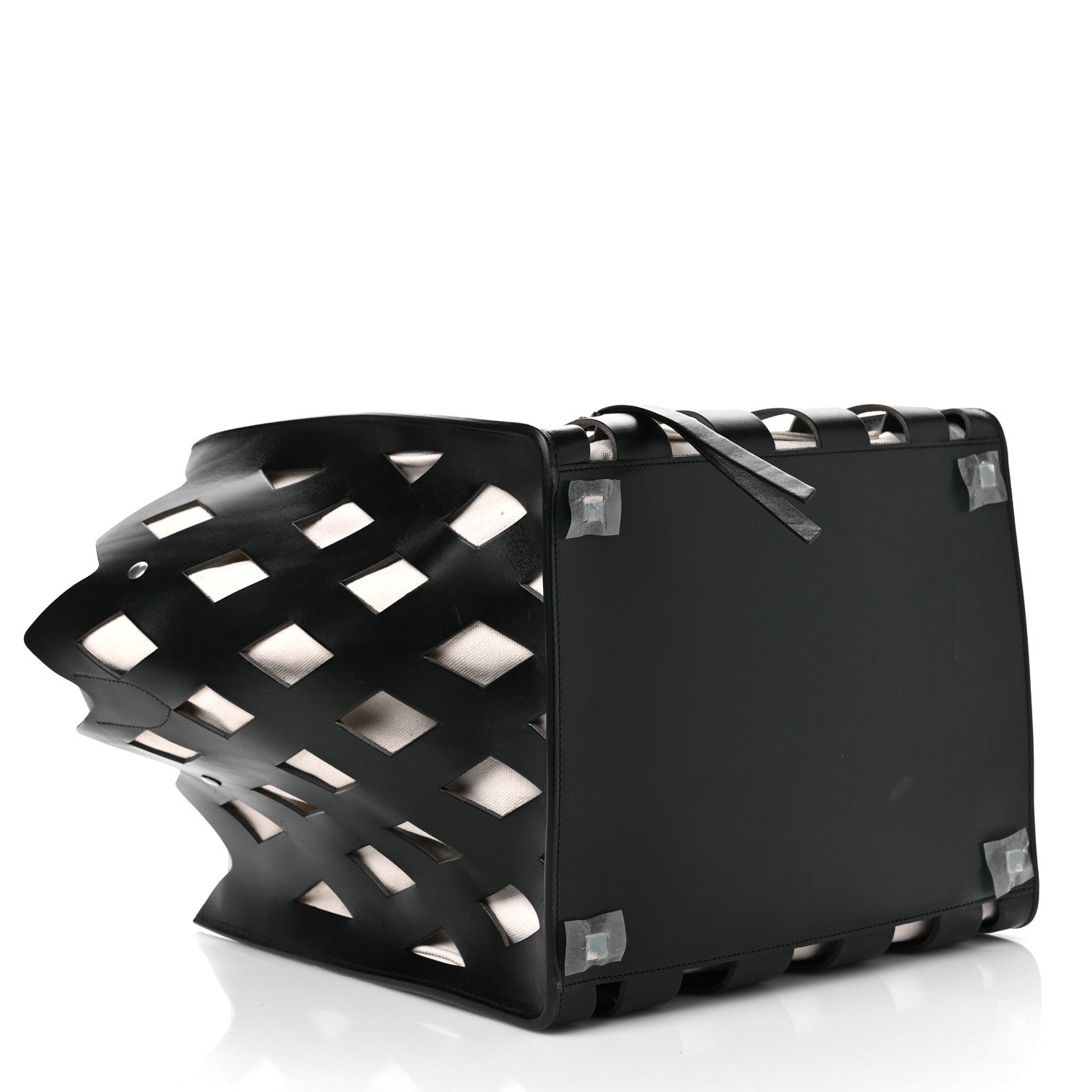 Celine Calfskin Medium Cutout Phantom Luggage Black 4 of 11