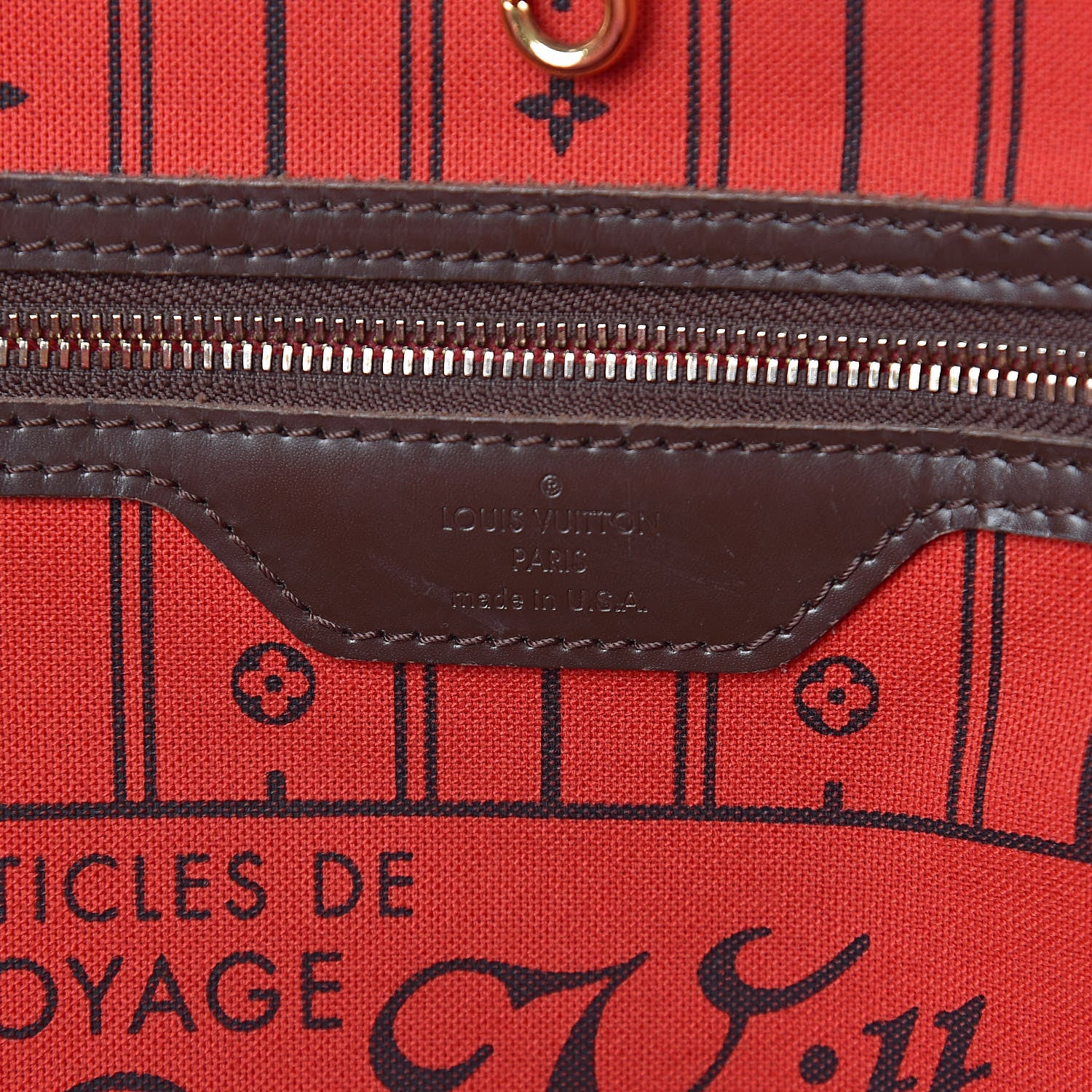 Louis Vuitton Damier Ebene Neverfull GM 6 of 27