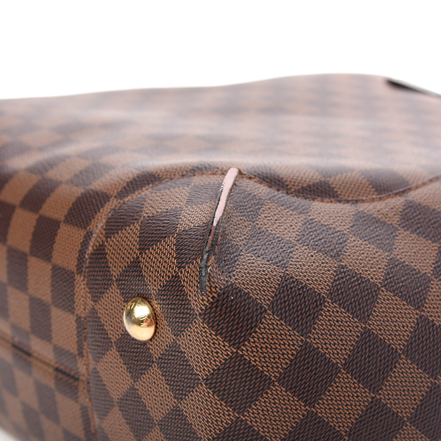 Damier Ebene Caissa Hobo Rose Ballerine