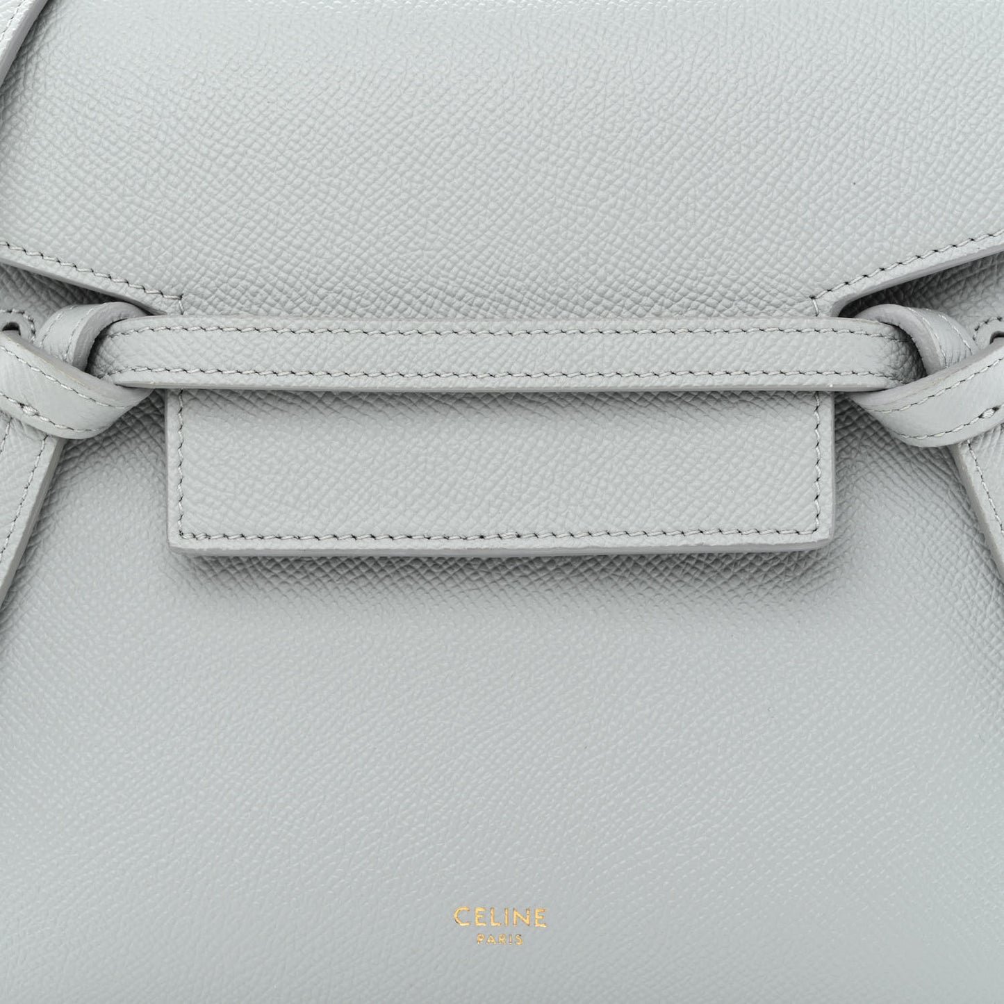 Grained Calfskin Nano Belt Bag Mineral