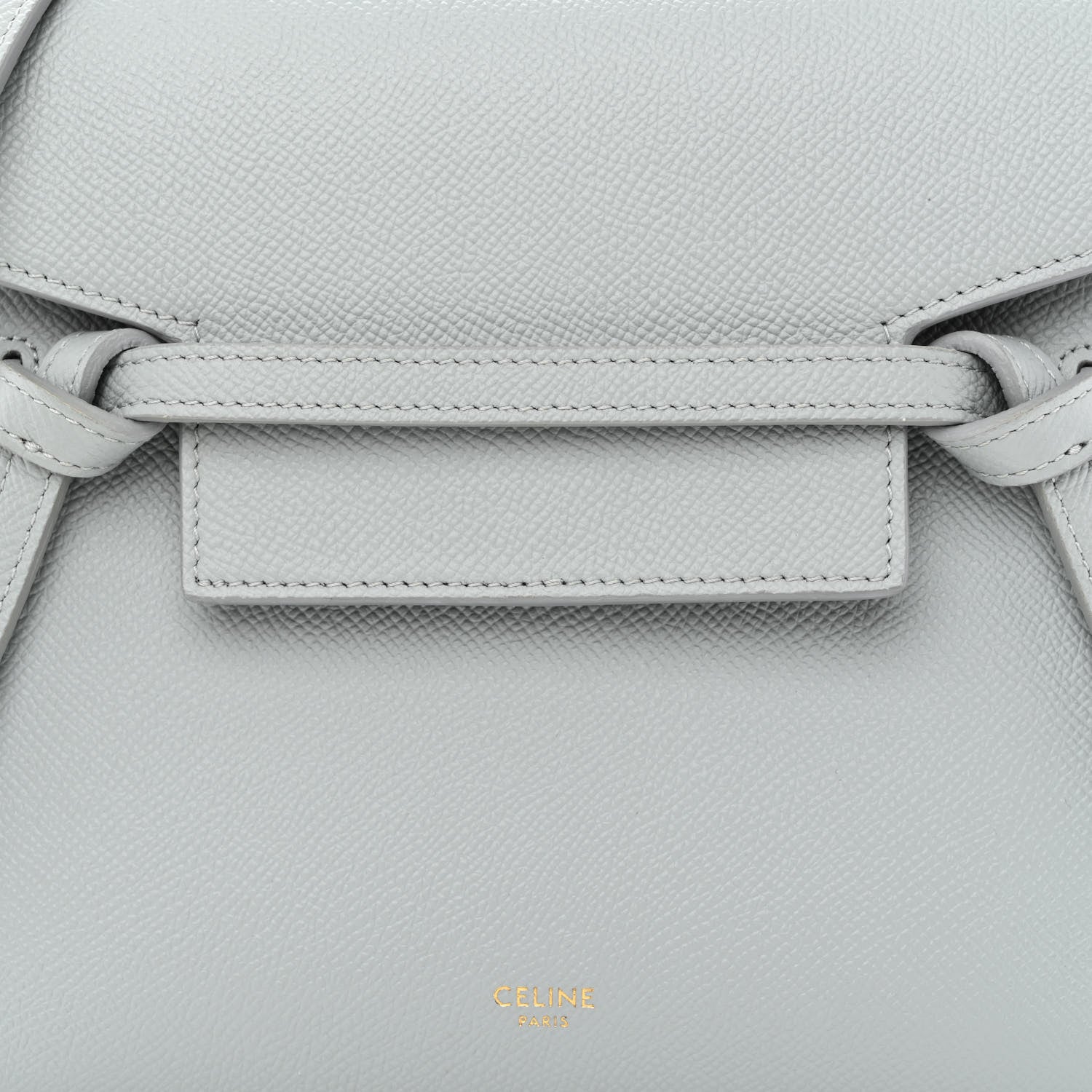 Celine Grained Calfskin Nano Belt Bag Mineral 8 of 10