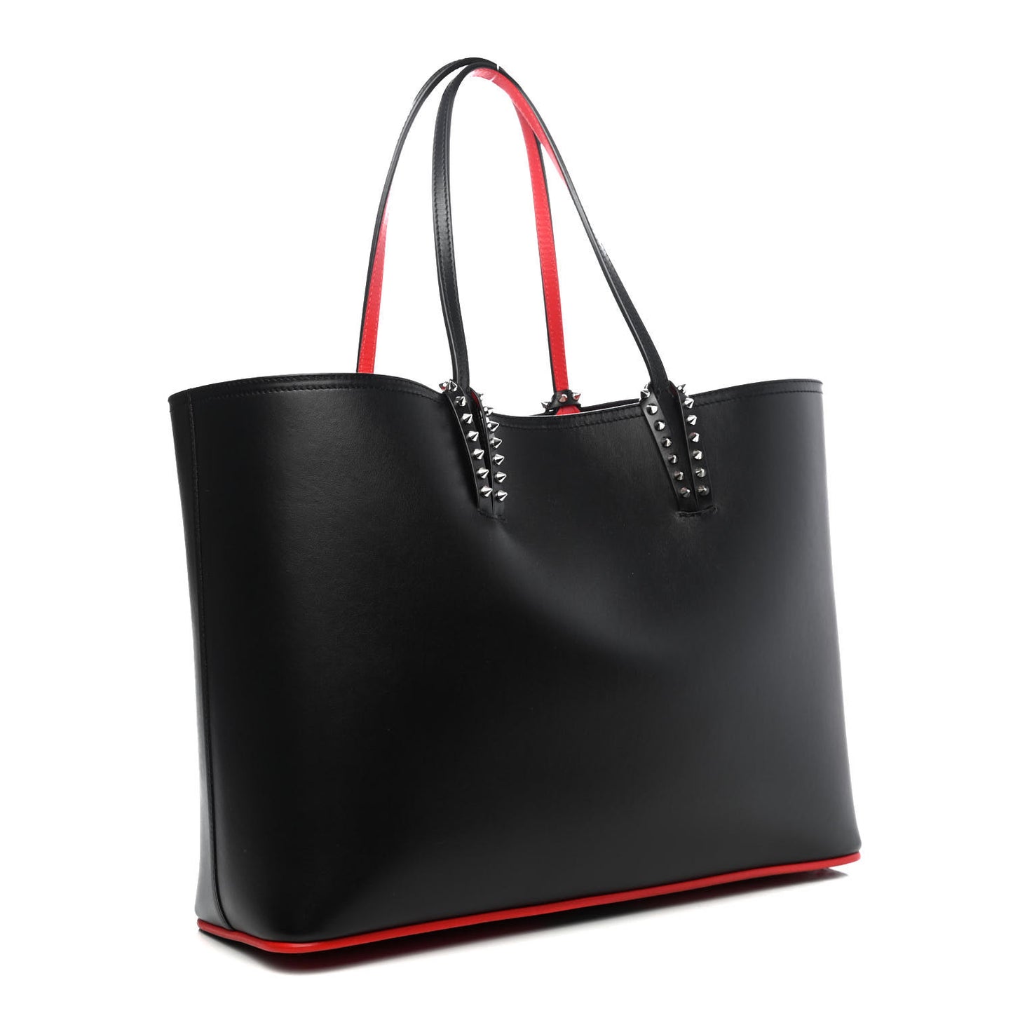 Calfskin In Love East West Cabata Tote Black Multicolor