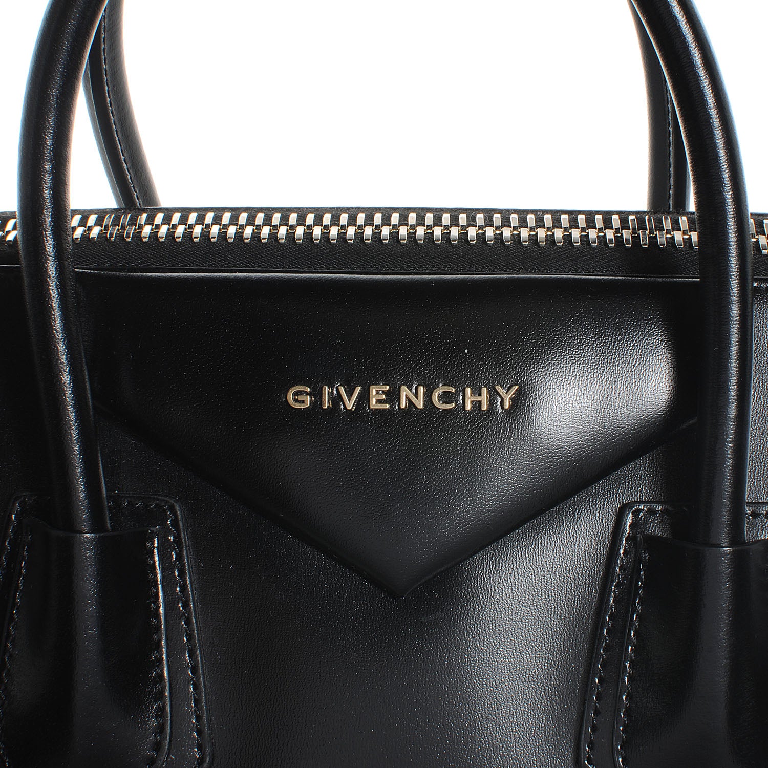 Givenchy Shiny Lord Calfskin Medium Antigona Black 5 of 11