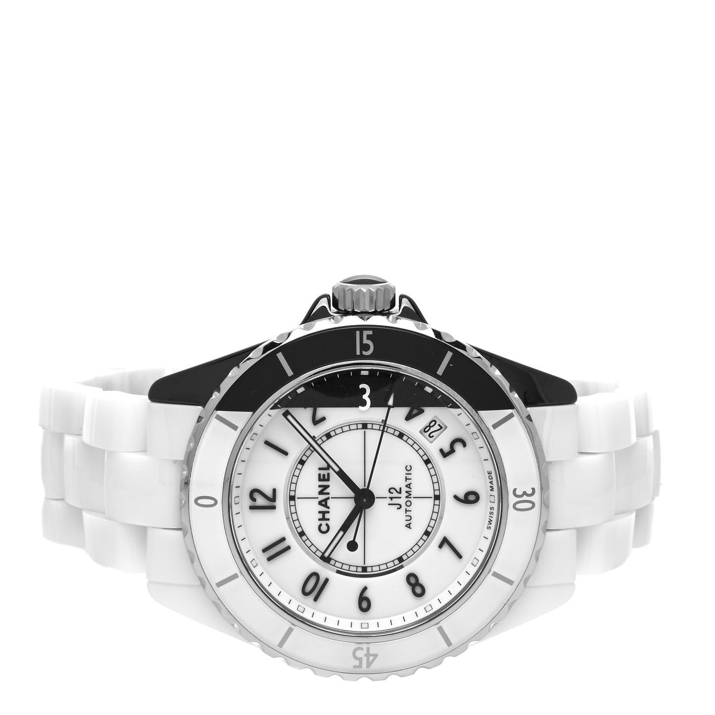 Stainless Steel Ceramic 38mm J12 Paradoxe Automatic Watch White
