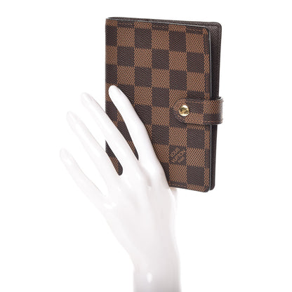 Louis Vuitton Damier Ebene Small Ring Agenda Cover 2 of 7