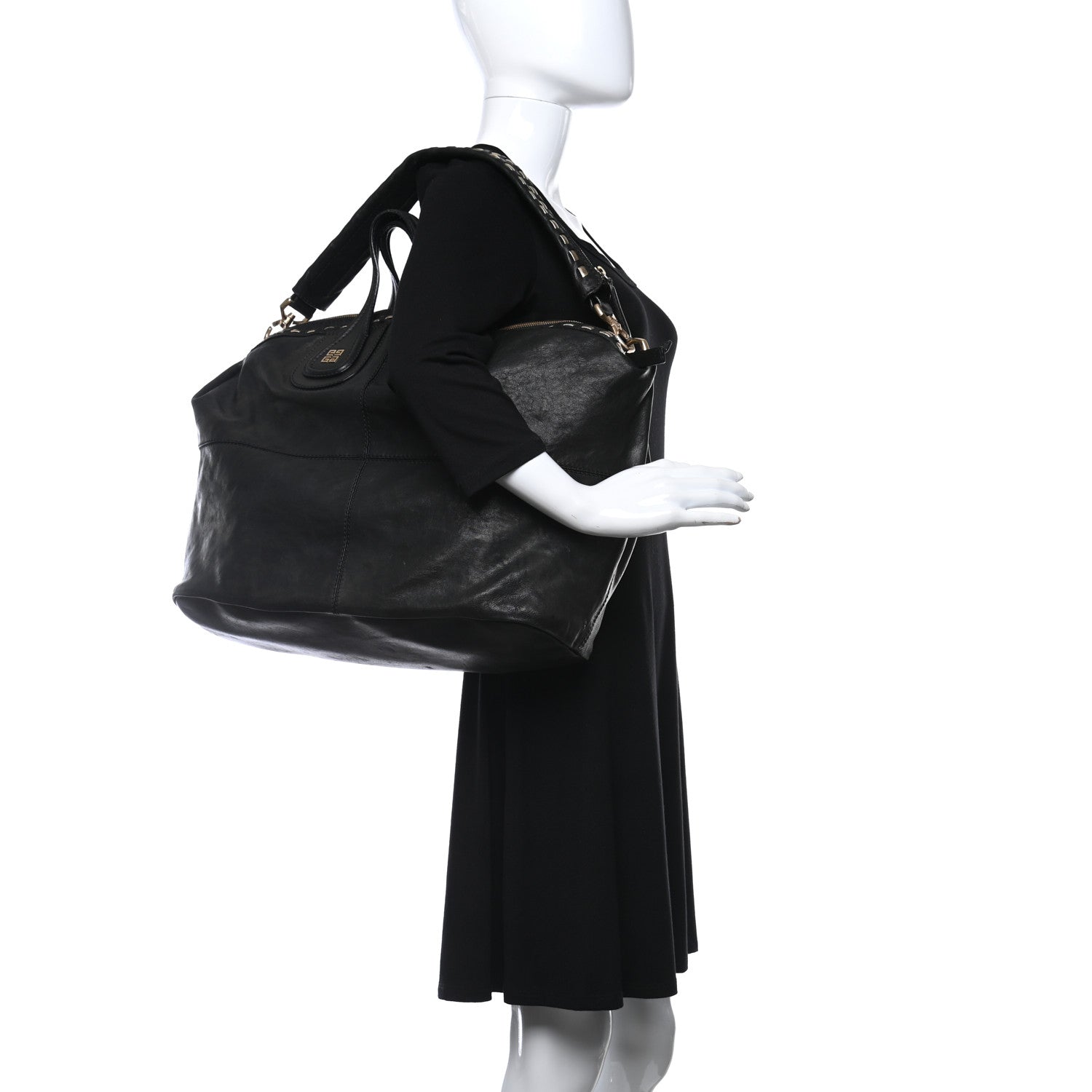 Givenchy Sugar Goatskin Large Chain Nightingale Black 2 of 10