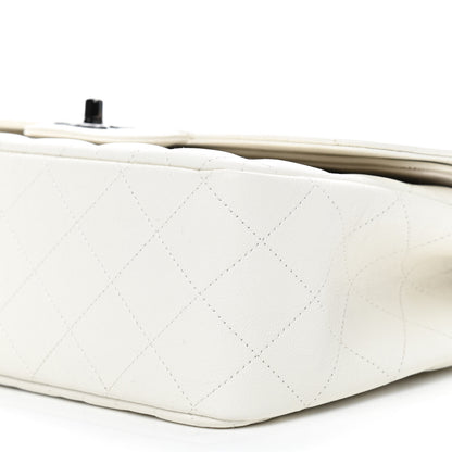 Chanel Calfskin Quilted Jumbo Double Flap White 8 of 8