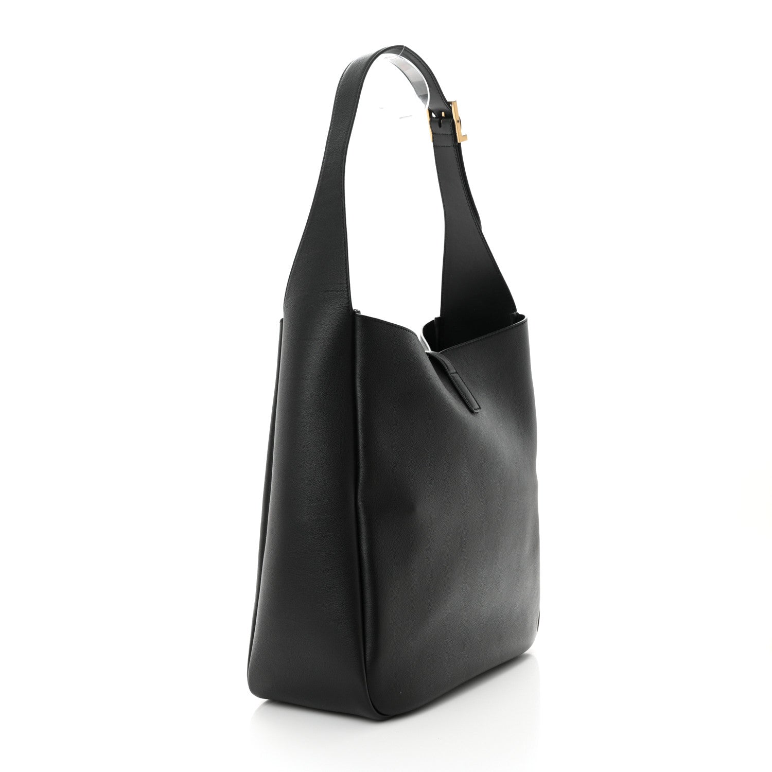 Saint Laurent Smooth Calfskin Large Le 5 A 7 Soft Hobo Black 3 of 10