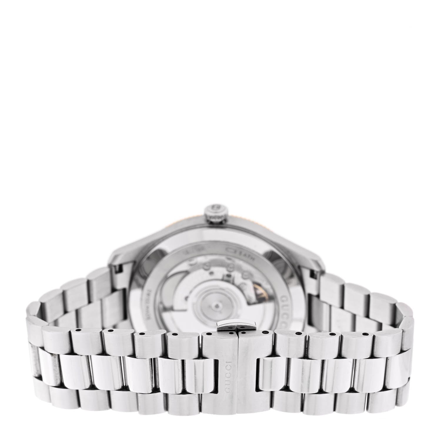 Gucci Stainless Steel 40mm G-Timeless Two Tone Automatic Watch Silver 3 of 5