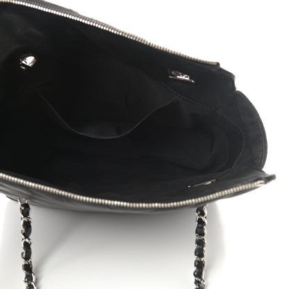 Chanel Lambskin Chevron Quilted Shoulder Bag Black 5 of 14