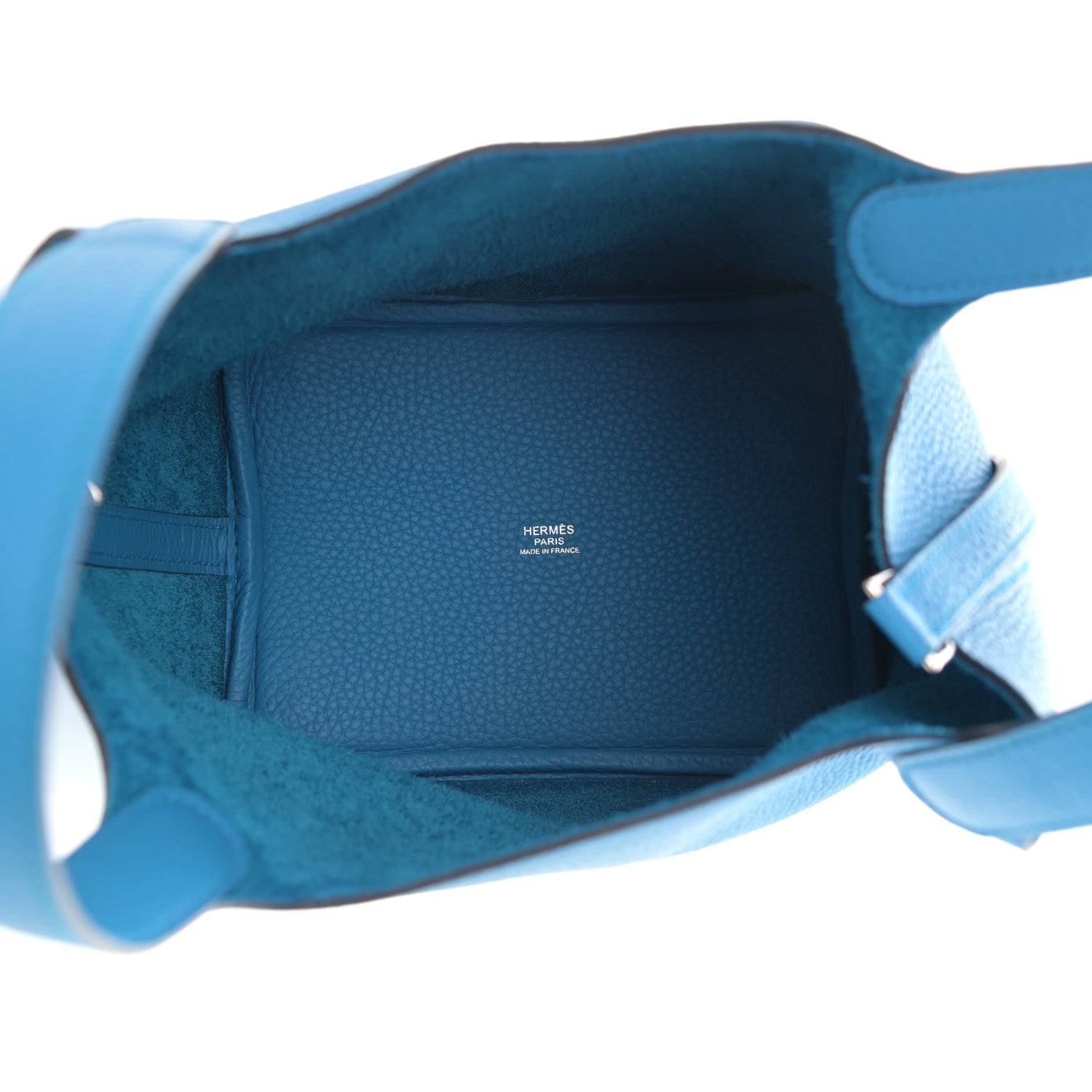 Hermes Taurillon Clemence Picotin Lock 18 PM Bleu Frida 4 of 10