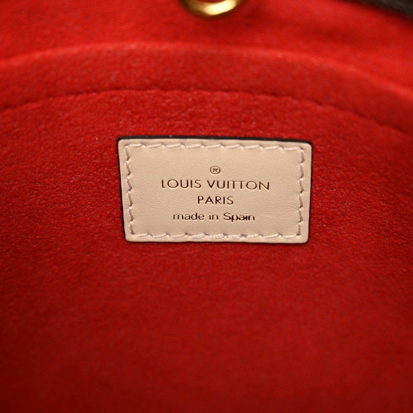 LOUIS VUITTON Monogram Braided Montaigne BB Coquelicot Creme Safran Peach