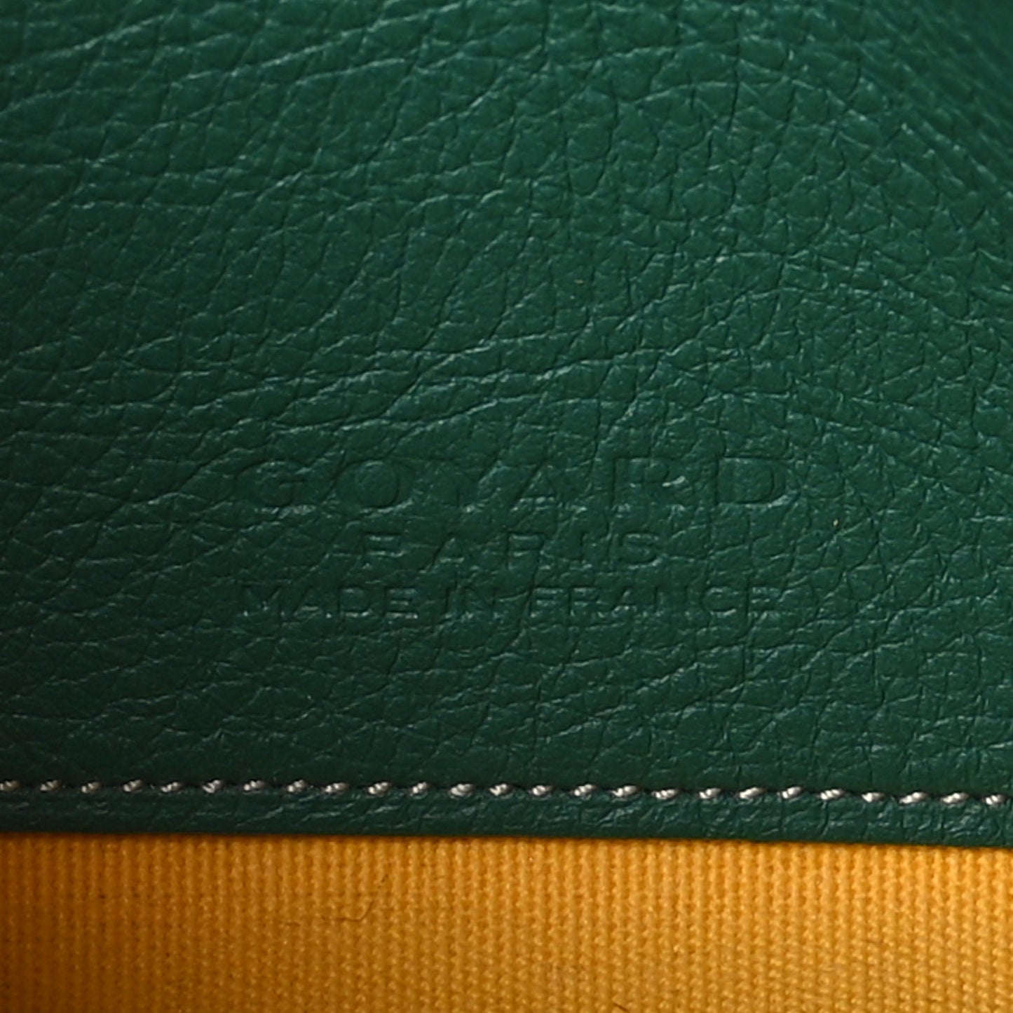 Goyardine Mini Senat Pochette Green