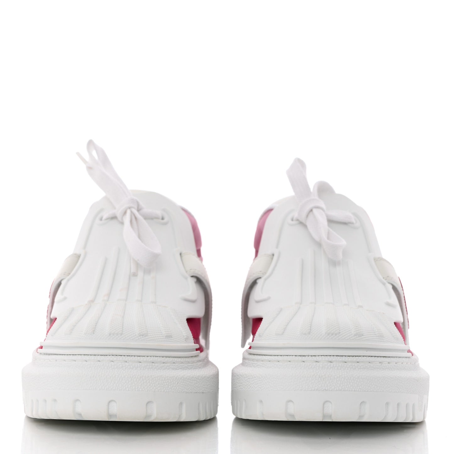 Reflective Fabric Shaded Dior-ID Platform Sneakers 39 Raspberry