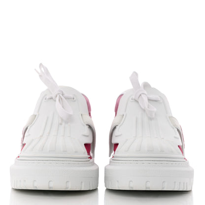 Christian Dior Reflective Fabric Shaded Dior-ID Platform Sneakers 39 Raspberry 2 of 8