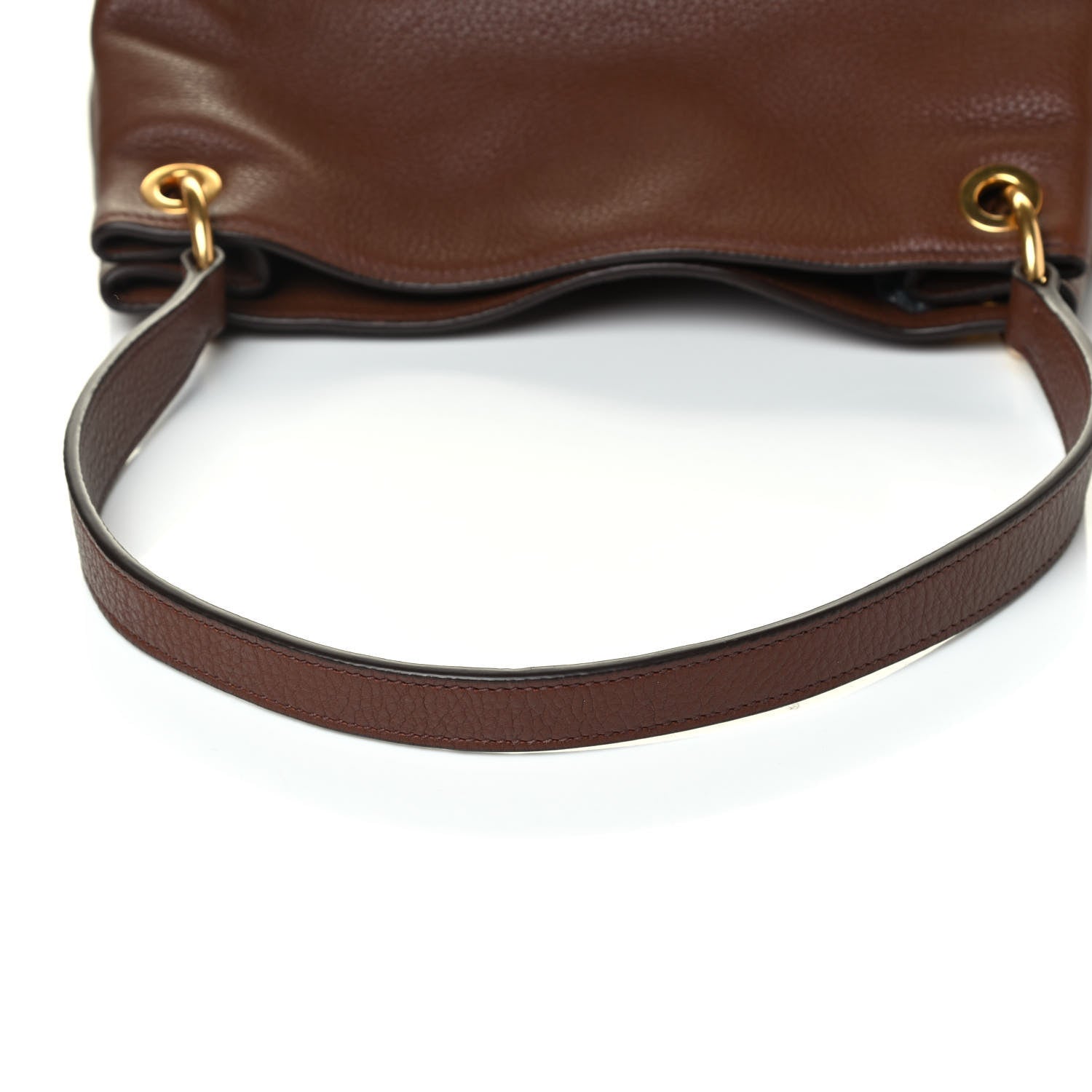 Miu Miu Vitello Phenix Shoulder Bag Palissandro 8 of 8