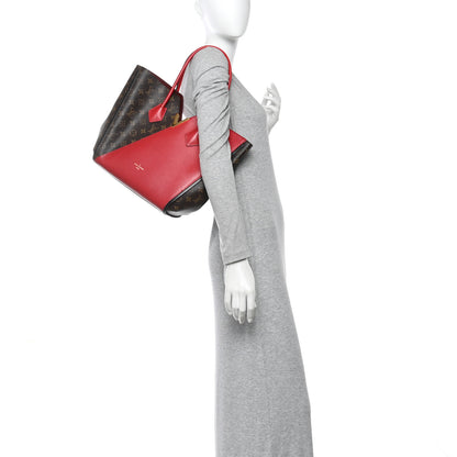 Louis Vuitton Calfskin Monogram Kimono Tote Cherry 2 of 13