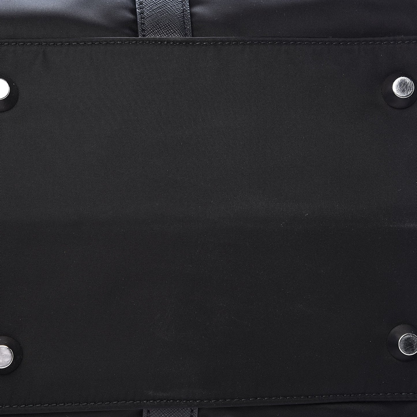 Tessuto Nylon Saffiano Viaggio Duffle Black