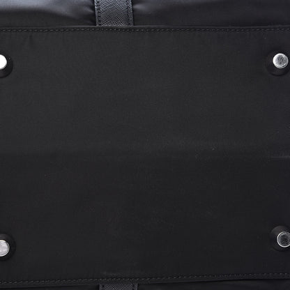 Prada Tessuto Nylon Saffiano Viaggio Duffle Black 11 of 13