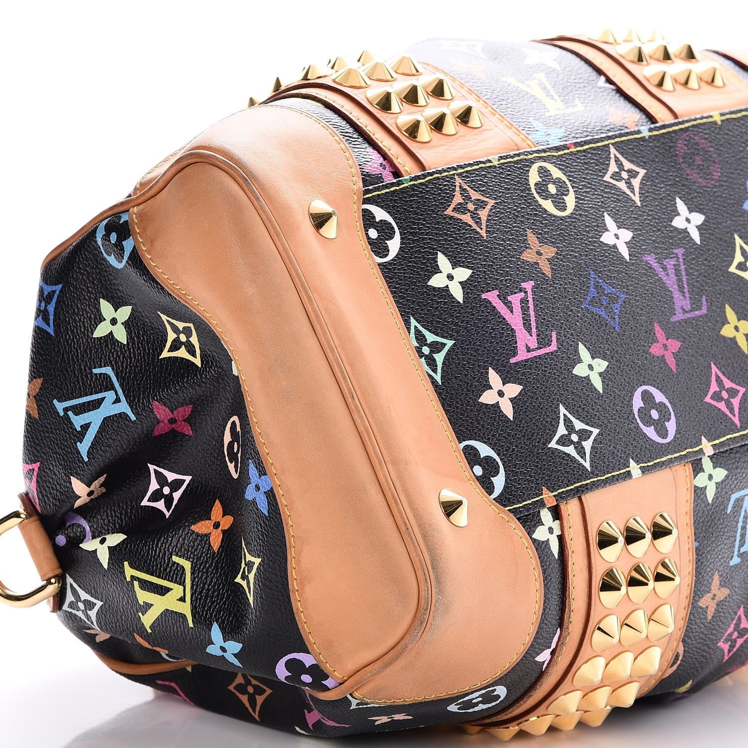 Louis Vuitton Monogram Multicolor Courtney MM Black 7 of 8