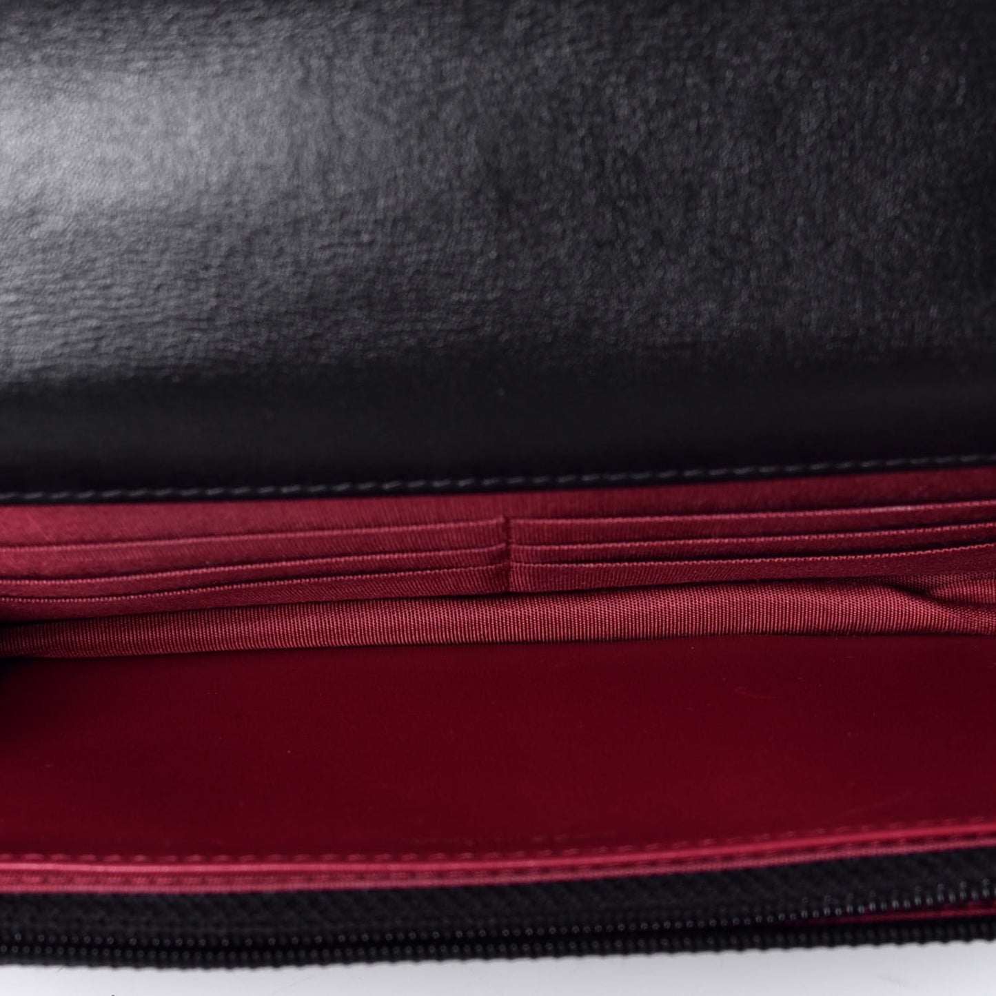 Shiny Crumpled Calfskin Quilted Chanel 19 Wallet On Chain WOC Black