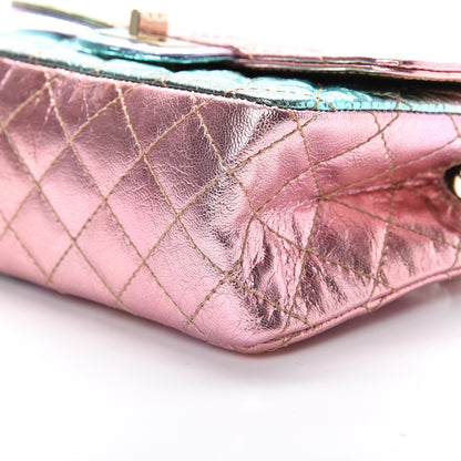 Chanel Metallic Goatskin Quilted Mini 2.55 Reissue Flap Multicolor 9 of 10