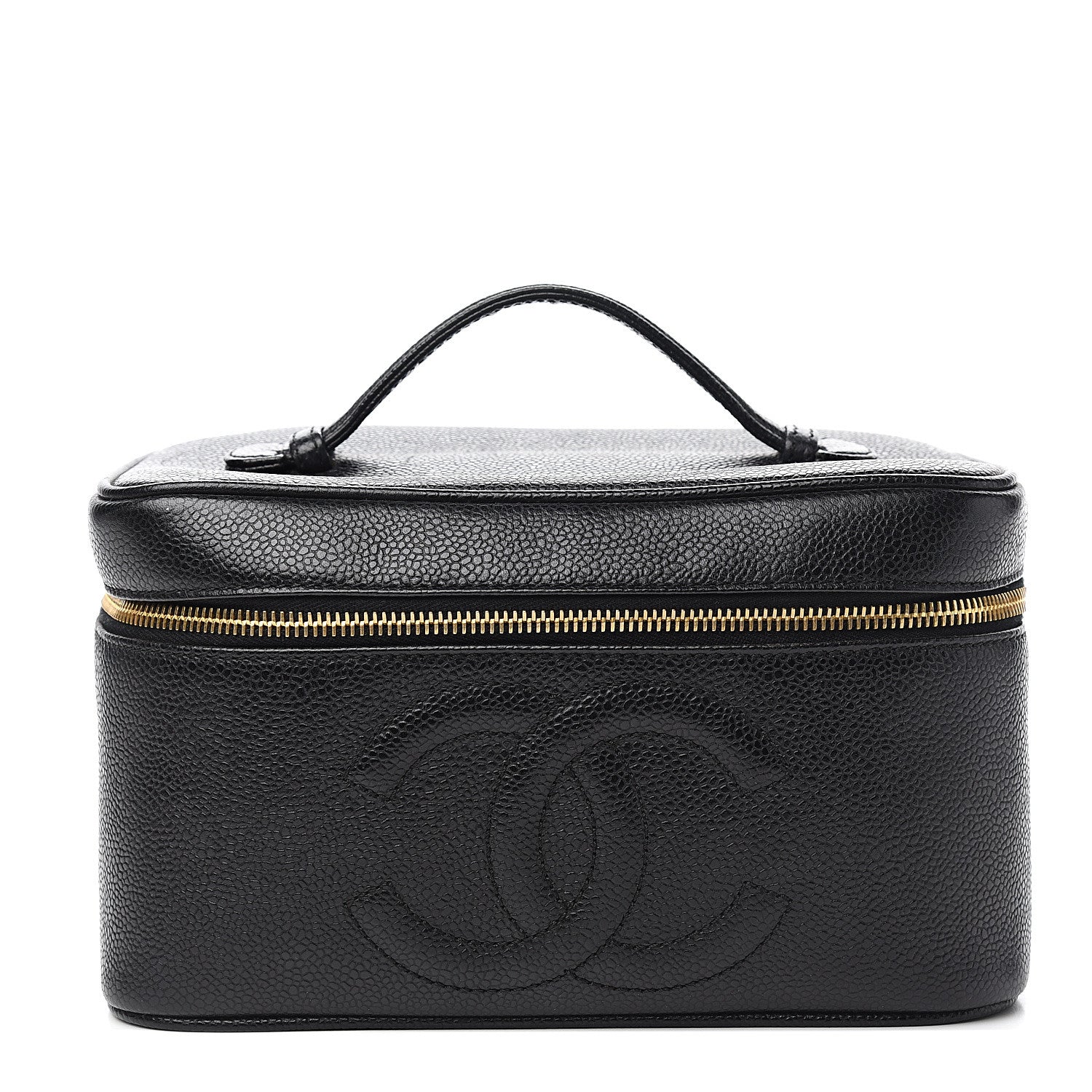 Chanel Caviar Vanity Cosmetic Case Black 1 of 6