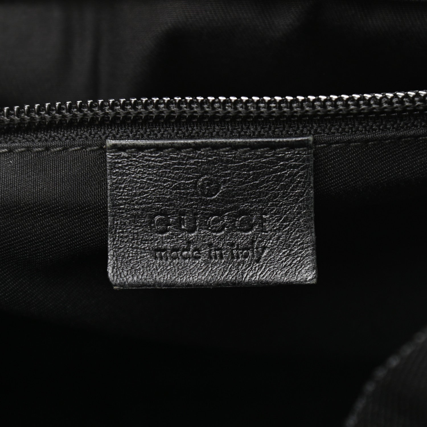 Gucci Monogram Small Double Buckle Flap Messenger Bag Black 6 of 16