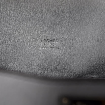 Hermes Taurillon Clemence Jypsiere 28 Bleu Arctic 8 of 14