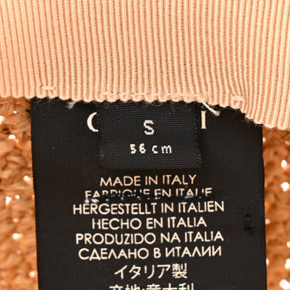 Gucci Raffia Double G Bucket Hat S Ivory 9 of 9