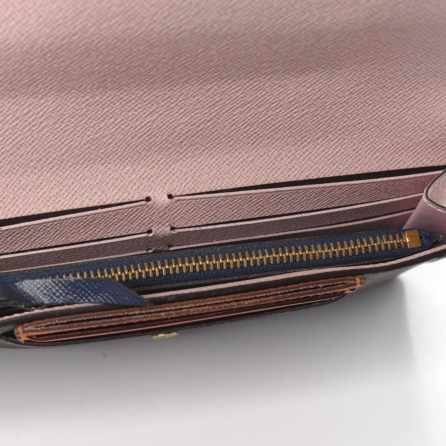 Monogram Jeanne Wallet Rose Ballerine