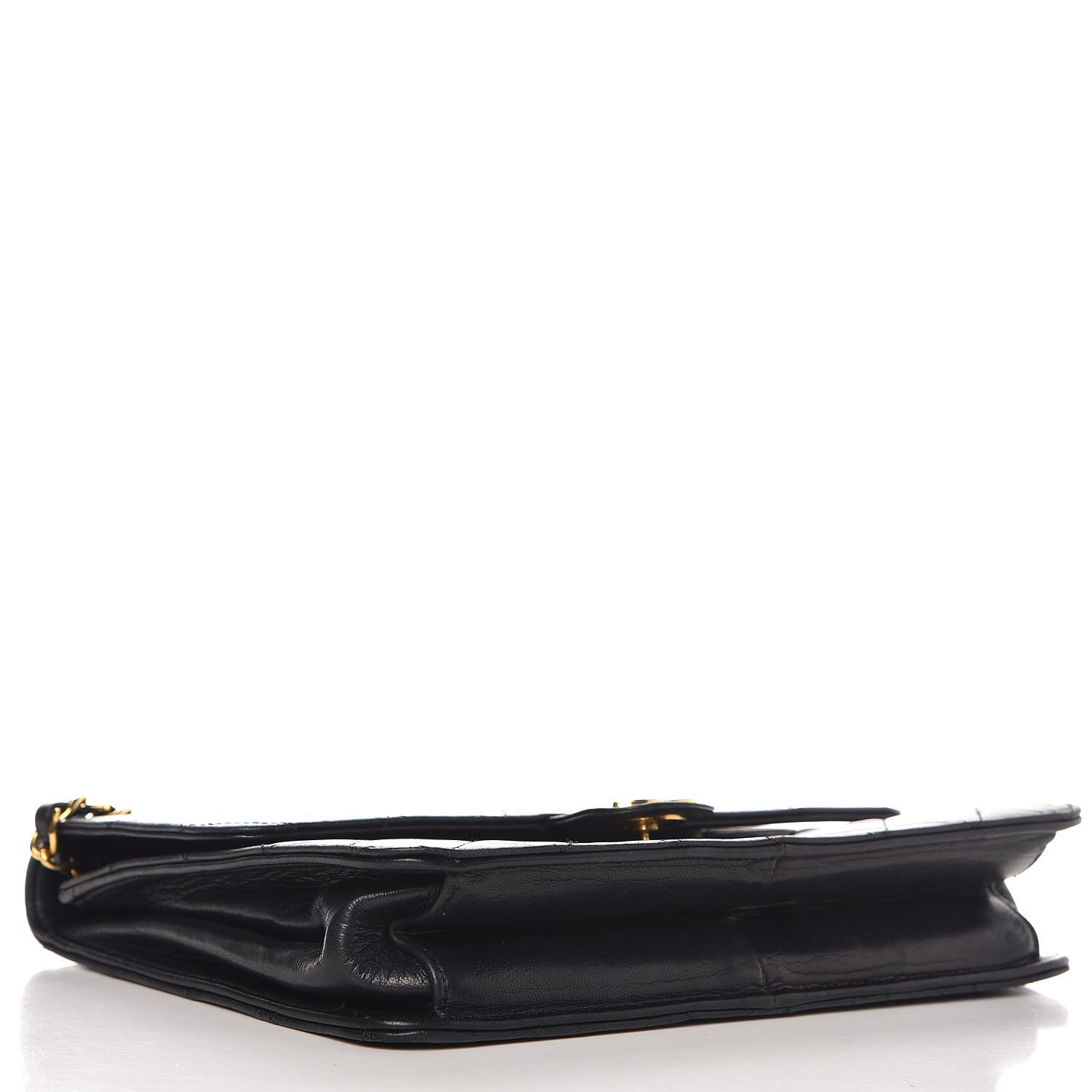 Chanel Lambskin Quilted Medium Single Flap Black 4 of 14