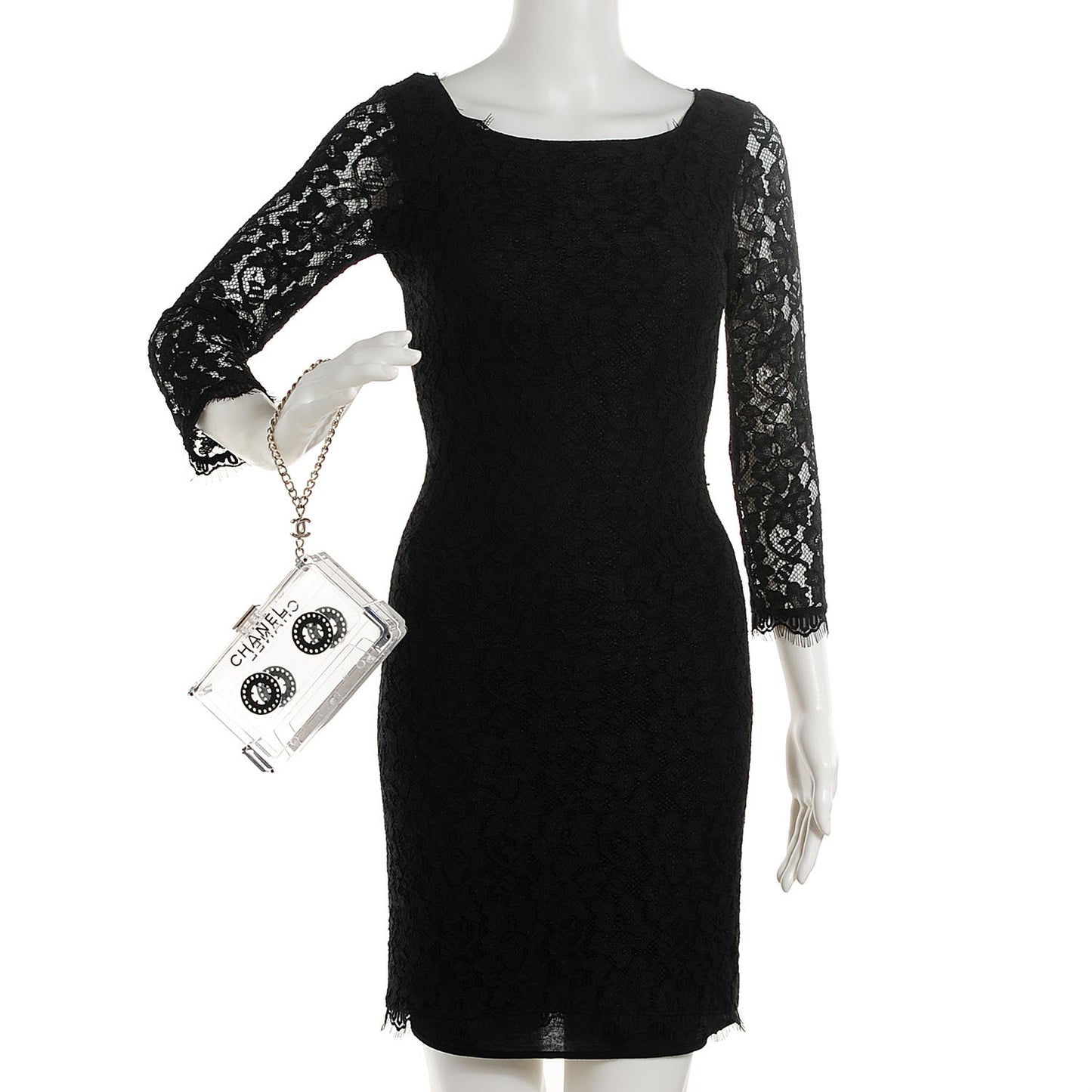 Lucite Cassette Clutch