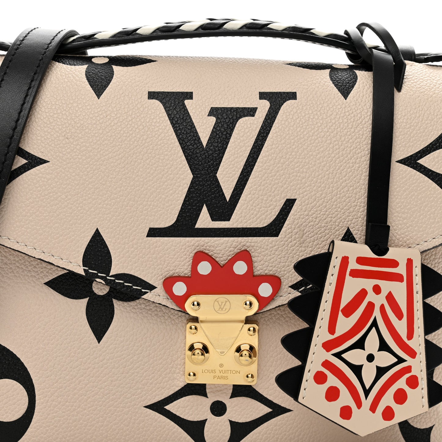 Empreinte Monogram Giant Crafty Pochette Metis Creme Black