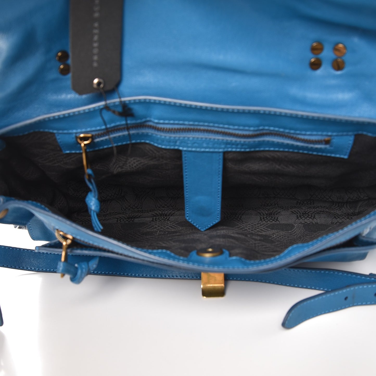 Lambskin Medium PS1 Satchel Sky Blue