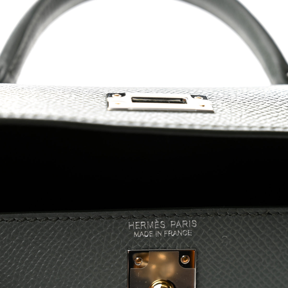 Hermes Epsom Mini Kelly Sellier 20 Vert Amande 6 of 11