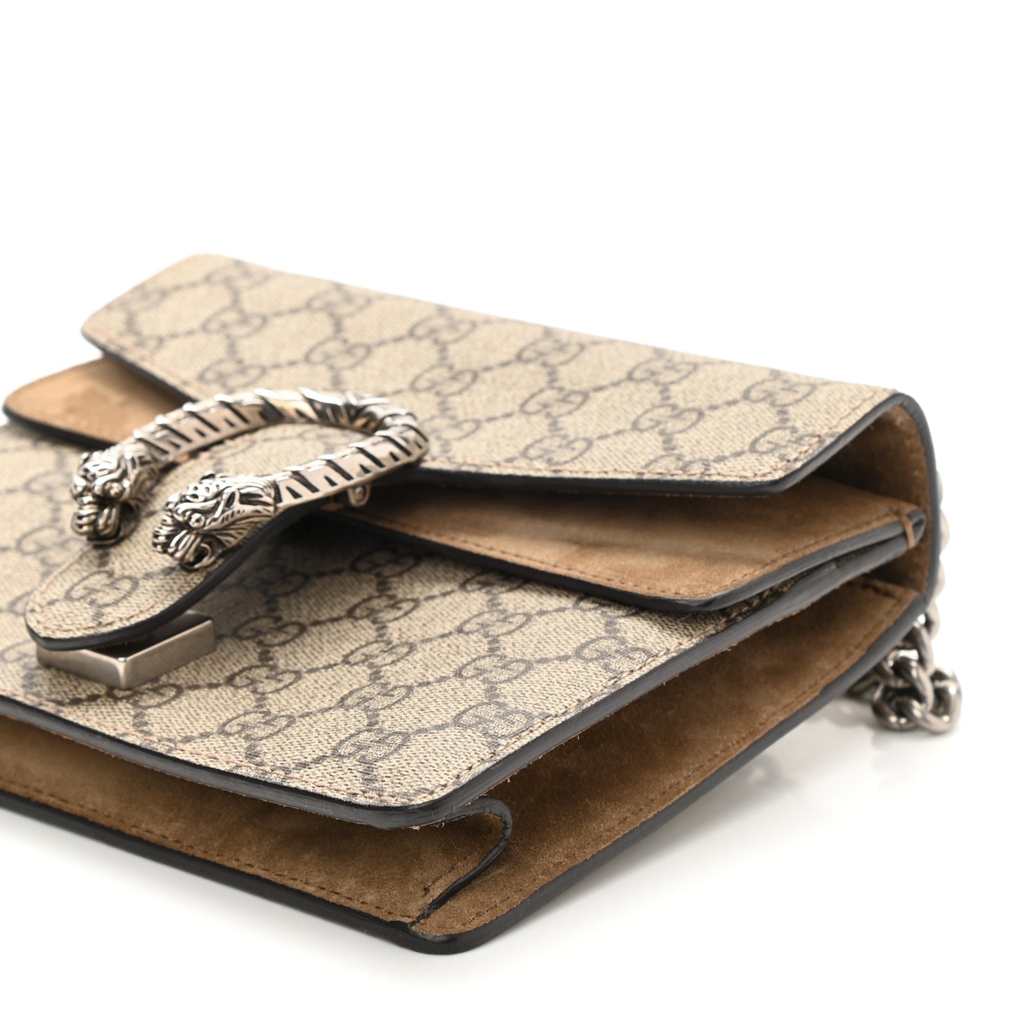 GG Supreme Monogram Mini Dionysus Shoulder Bag Taupe