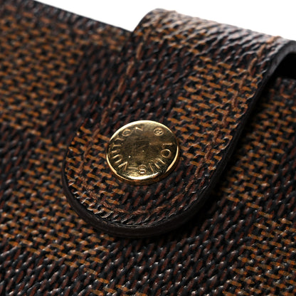 Louis Vuitton Damier Ebene Small Ring Agenda Cover 9 of 10