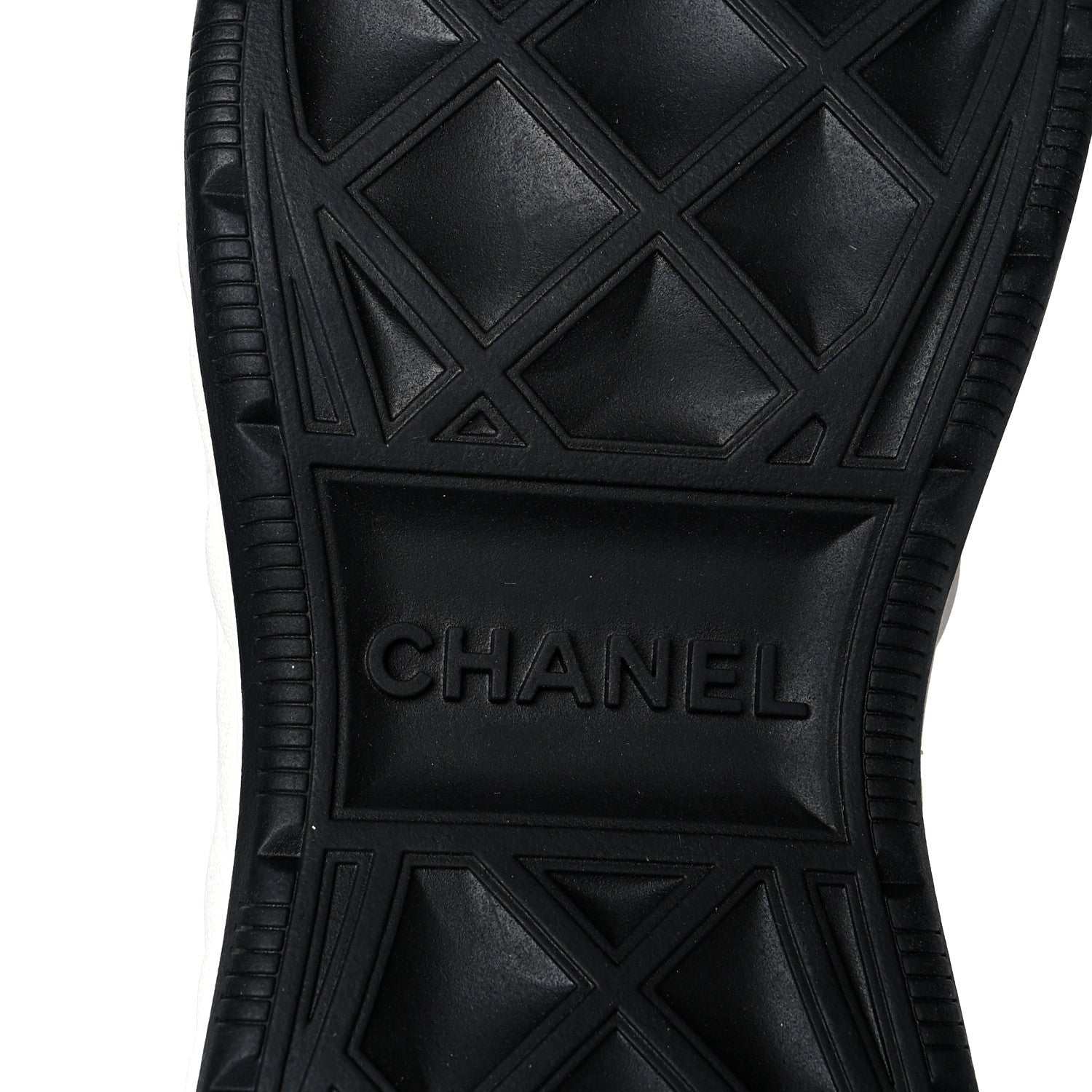 Chanel Velvet Calfskin Mixed Fibers CC Sneakers 39.5 Black 6 of 9