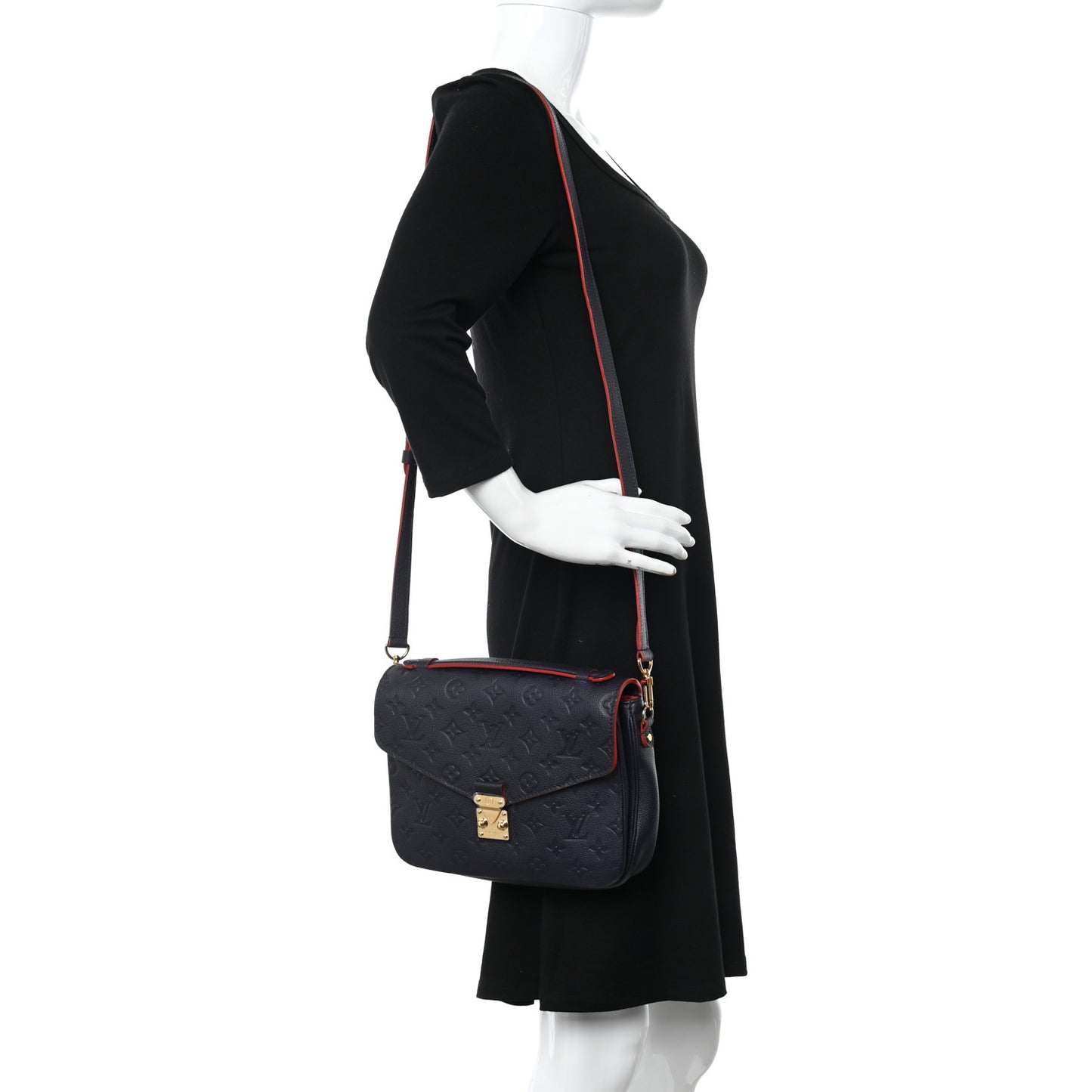 Empreinte Pochette Metis Marine Rouge